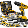 Imagem da oferta Parafusadeira Furadeira De Impacto The Black Tools Profissional Bateria 21V C Maleta + Kit Acessórios 145 Peças TBKIT