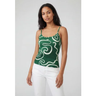 Imagem da oferta Regata Feminina Lança Perfume Estampada Verde