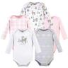 Imagem da oferta Kit com 5 Bodies Manga Longa Hudson Baby para Bebê