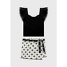 Imagem da oferta Conjunto Infantil 2pçs Manga Curta Milon Estampado Preto