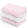 Imagem da oferta Cueiro Estampado Flanelado Bebê Kit 3 Unidades 80X50cm