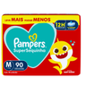 Imagem da oferta Fralda Descartável Pampers Supersequinha Jumbo M 90 Tiras