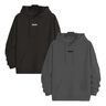 Imagem da oferta Kit 2 Blusas Moletom Masculino Bolso Canguru Cordão Capuz
