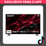 Imagem da oferta Smart TV Semp 43" Full HD Roku TV - Modelo 43S42R com Dolby Audio Wi-Fi