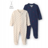 Imagem da oferta Kit Macacão Bebê 2 Peças Com Pé Estampado - Multicor | Carter's