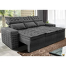 Imagem da oferta Sofá 3 Lugares Retrátil e Reclinável Cama inBox Senses 200m Velusoft Cinza