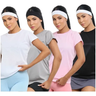 Imagem da oferta Kit 4 Blusas Feminina Fitness Dry Fit