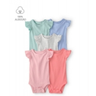 Imagem da oferta Kit Body Bebê 5 Peças Canelado com Babados Multicor Carter's