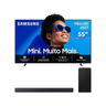 Imagem da oferta Smart Tv 55" Samsung 4K M75H + Soundbar B450F 2.1 Canais