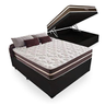 Imagem da oferta Cama Box Com Baú Casal + Colchão De Molas - Anjos - Classic Superlastic 138cm