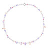 Imagem da oferta Colar Life Colors em Prata 925 com Cristais Rosa e Roxo
