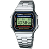 Imagem da oferta Casio Coleção Relógio unissex para adultos A168WA SILVER Relógio de quartzo digital movimento de quartzo