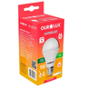 Imagem da oferta Lâmpada LED Bulbo OUROLUX Branca 9W Bivolt E27