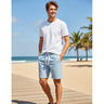 Imagem da oferta Kit 3 Shorts Masculino Bermuda Linho Verão Envio Imediato