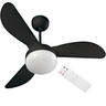 Imagem da oferta Ventilador de Teto Ventisol Fênix Black Inverter Controle Remoto 6 Velocidades - Bivolt