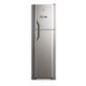 Imagem da oferta GeladeiraRefrigerador Electrolux Frost Free 400L Turbo Congelamento Duplex Cor Inox DFX44