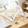 Imagem da oferta Conjuntos Suporte Para Notebook Ajustável Ergonômico Preto E Branco Dobrável Melhor Resfriamento Postura