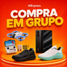 Imagem da oferta Compra em Grupo AliExpress: até 64% OFF em Tecnologia e Moda