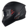 Imagem da oferta Capacete Moto Asx City Solid Sv Visor Solar Cor Preto Grafite Fosco Tamanho Do Capacete 58