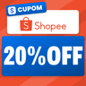 Imagem da oferta Qualidade garantida na Shopee: 20% OFF em Lojas Oficiais!