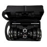 Imagem da oferta Kit Anilhas + Halteres Gallant Na Maleta 20kg Elite Cromado (GDB20R1A-PT)