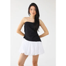 Imagem da oferta Vestido FARM Curto Balonê Sem Alça Preto