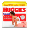 Imagem da oferta Fralda Huggies Proteção Alcochoada Pants G 60 unidades