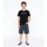 Imagem da oferta Bermuda Baggy Infantil em Jeans Estonado - Tam 5 a 14 Anos