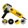 Imagem da oferta Esmerilhadeira Lixadeira Angular 4.12 11000rpm 780w The Black Tools Cor Amarelo Com 2 Discos De Corte