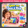 Imagem da oferta Tablet Infantil 7" 128GB 6GB c Capa Antichoque + Suporte AzulRosa