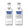 Imagem da oferta VODKA ABSOLUT NATURAL 1L KIT 2 UNIDADES