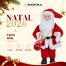 Imagem da oferta Papai Noel Decorativo em Tecido 30cm Decoração de Natal Shopsul