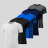 Imagem da oferta Kit 5 Camisetas Básicas Masculina Dry Fit Lisa Tradicional