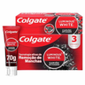 Imagem da oferta Colgate Luminous White Carvão Ativado Creme Dental Clareador, 3x70g