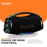 Imagem da oferta Caixa de Som Bluetooth Basike Boombox 200W 18000mAh IPX6 à prova d'água RGB TWS Graves Potentes