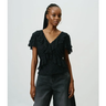 Imagem da oferta Blusa com Renda Aplicada e Babados