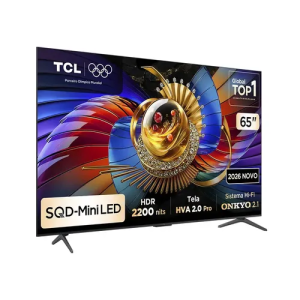 Smart TV TCL 65 Polegadas SQD-Mini LED 4K Q7D Pro WiFi Bluetooth Google TV HDR10+ 144 Hz 65Q7DPRO