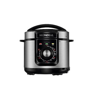 MONDIAL Panela de Pressão Elétrica Pratic Cook 5L 110V Preto 5L 900W - PE-48-5L-I
