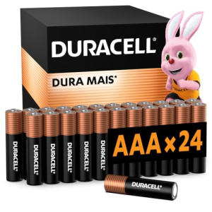 Duracell Pilhas Alcalinas AAA Palito Pack 24 Unidades