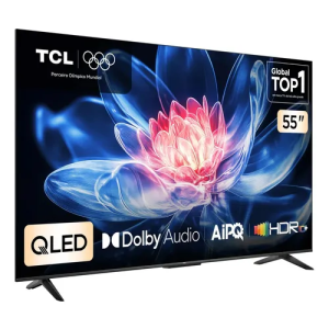 Smart Tv Tcl 55 Polegadas Qled 4k T6c Wifi Bluetooth Google Tv Tela Hva E Hdr10+ 55t6c