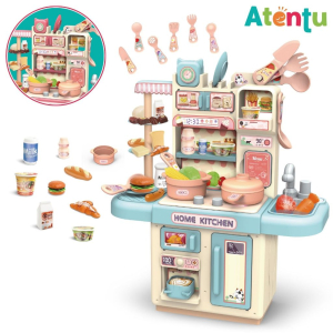 Cozinha Infantil com Luz, Sai Água de Verdade, 33 Acessórios