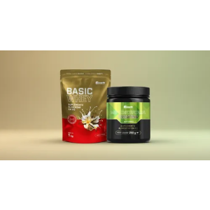 Kit Growth Whey Protein Basic Baunilha 1kg + Creatina Monohidratada 250g