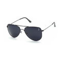 Imagem da oferta Óculos de Sol Aviador Unissex Polo London Club Armação em Metal Stainless Stell (preto)