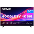 Imagem da oferta Smart TV 50" Semp 4K UHD LED S61 Google TV AiPQ Pro Google Assistente 3 HDMI