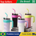 Imagem da oferta Caneca Térmica 860ml com Alça Canudo e Bico - Praticidade e Conforto em Cada Gole