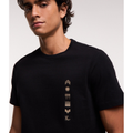 Imagem da oferta Camiseta Regular em Algodão com Estampa em Ícones Verticais