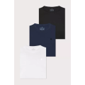 Imagem da oferta Kit 3 Camisetas Masculinas 100% Algodão Polo Wear Sortido