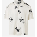 Imagem da oferta Camisa Boxy em Airflow com Gola Bowling e Estampa Floral