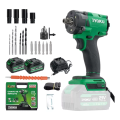 Imagem da oferta Chave De Impacto 21v Brushless Com 2 Baterias Sem Escova