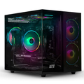 Imagem da oferta Gabinete Gamer DT3 Hyperflow Mini-Tower Lateral de Vidro Preto 14139-8